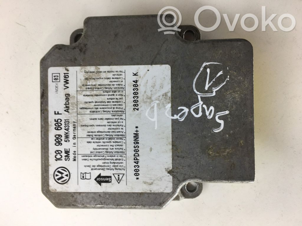 Skoda Superb B5 (3U) Airbag control unit/module 
