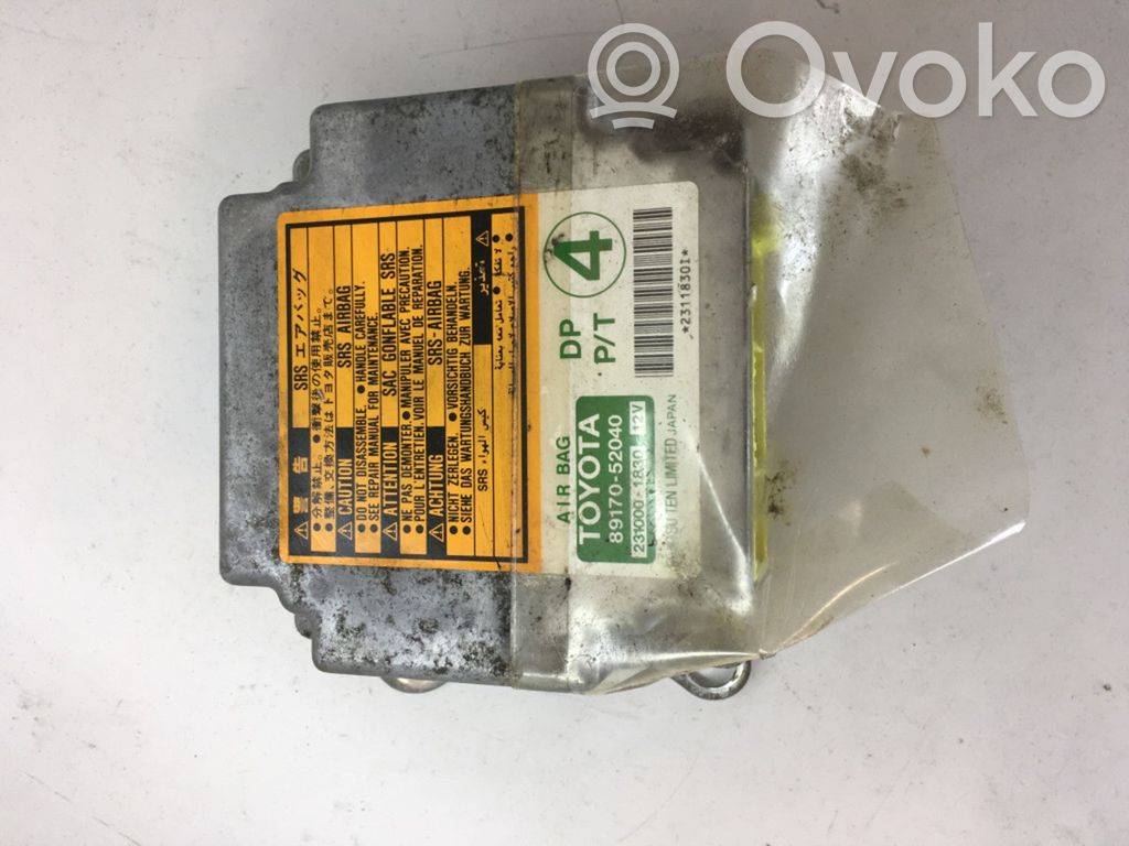 Toyota Yaris Airbag control unit/module 