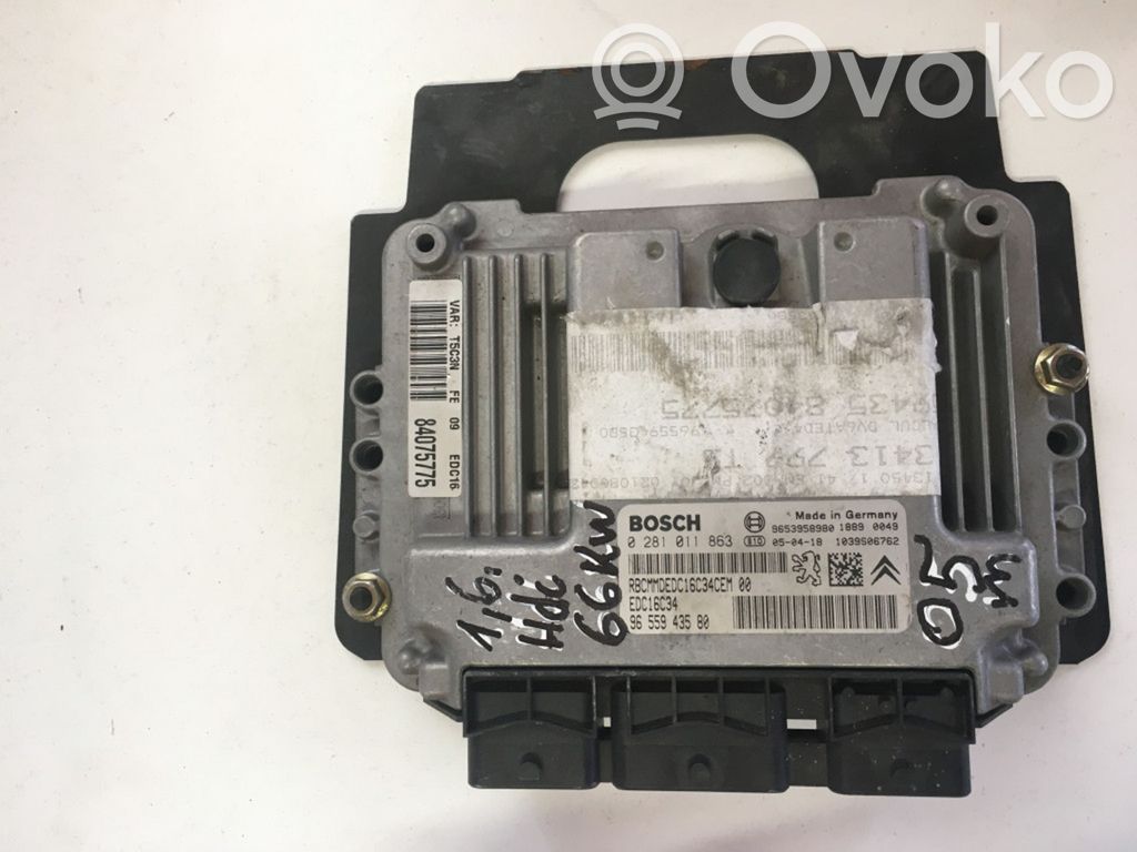 Peugeot 307 Engine control unit/module 