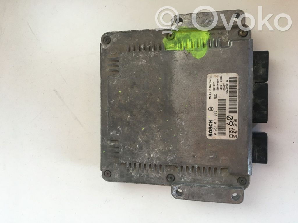 Peugeot 807 Engine control unit/module 