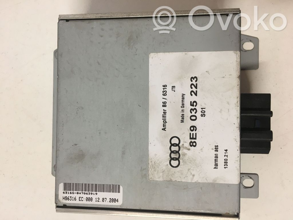 Audi A4 S4 B6 8E 8H Wzmacniacz audio 