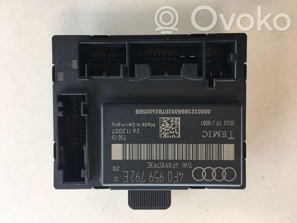 Door control unit/module   4FO959792E