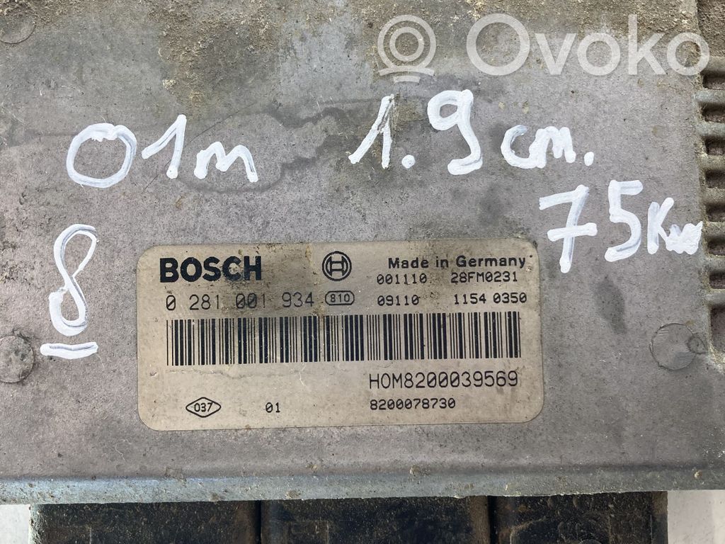 Renault Scenic I Engine control unit/module 