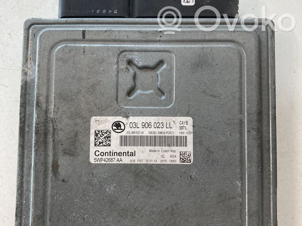 Skoda Rapid (NH) Engine control unit/module 