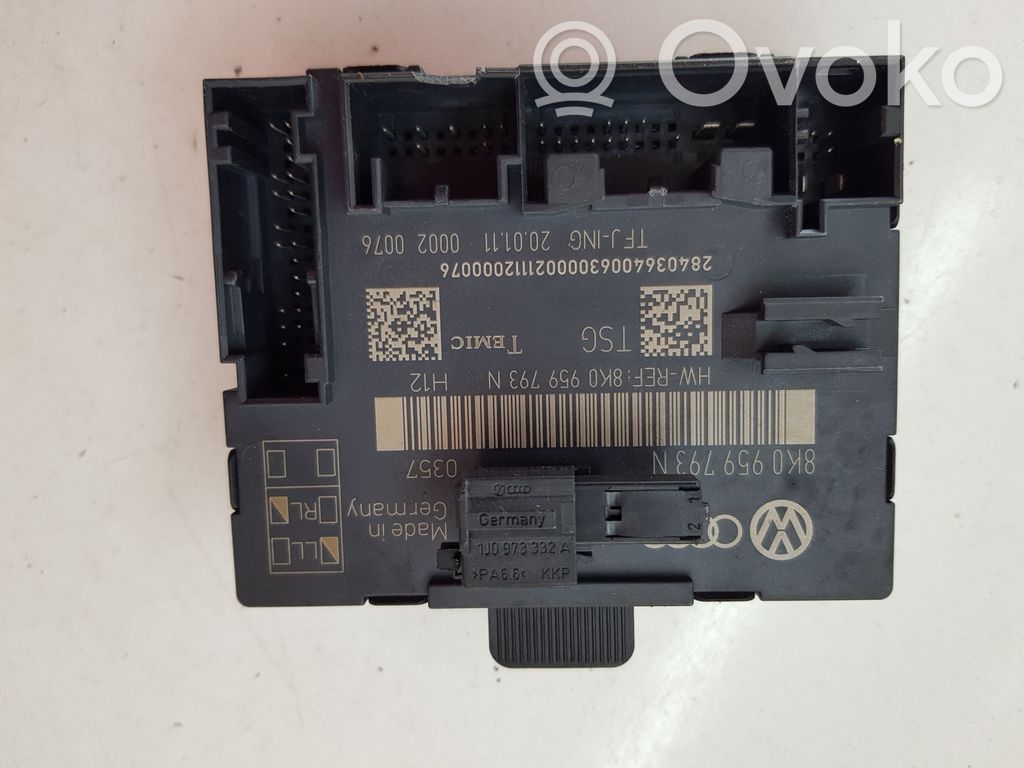 Audi A4 S4 B8 8K Unité de commande module de porte 