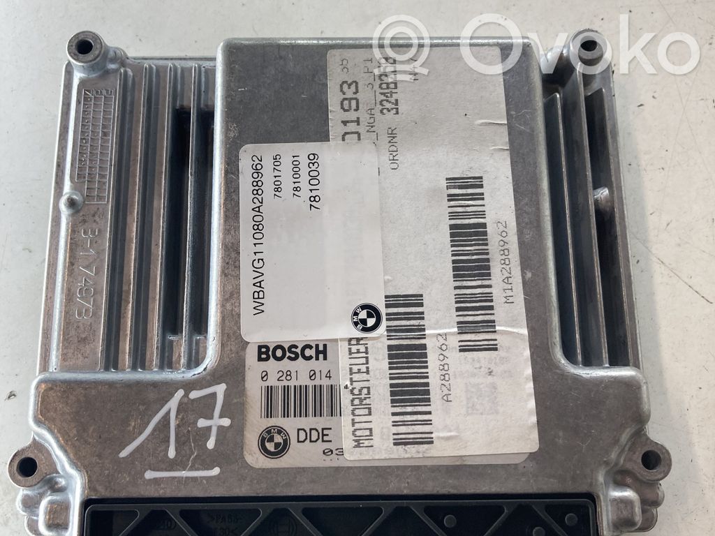 BMW 3 E90 E91 Dzinēja vadības bloks 