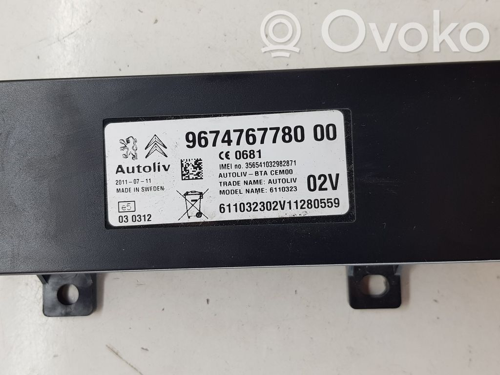 Peugeot 508 Bluetooth control unit module 