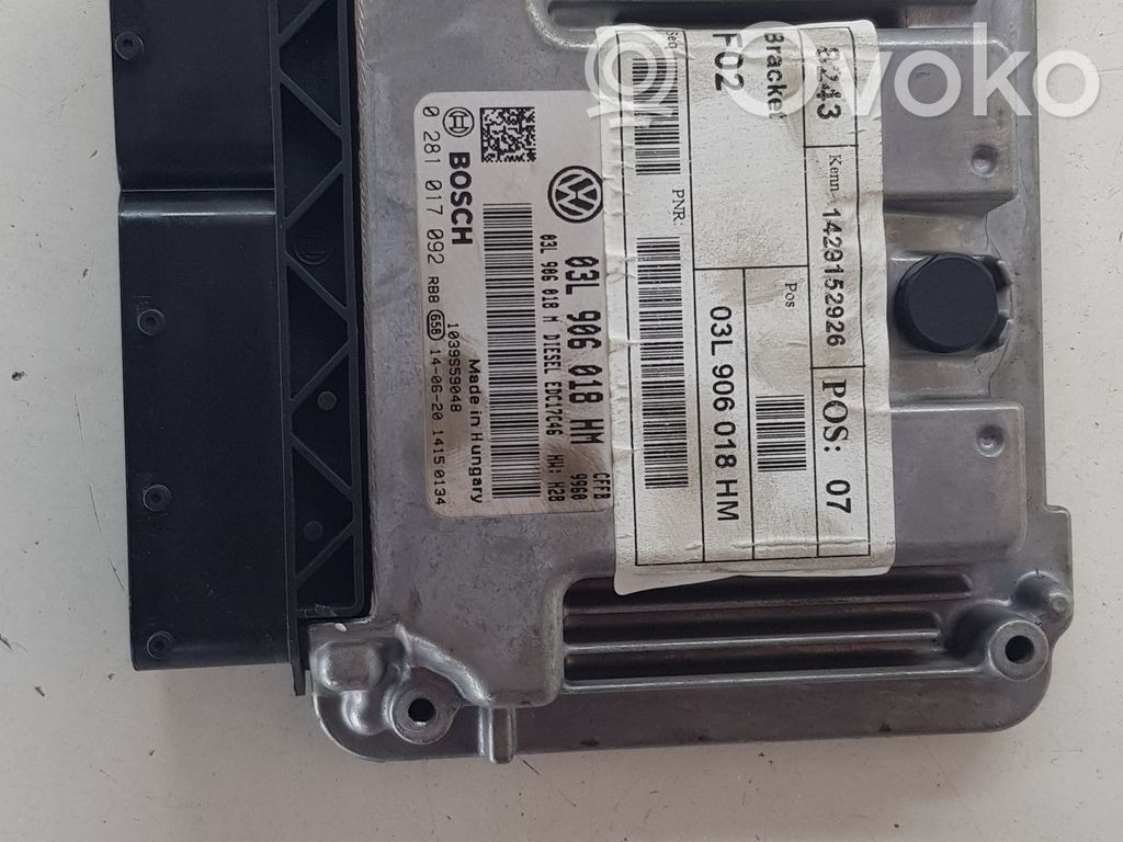 Seat Alhambra (Mk2) Engine control unit/module 