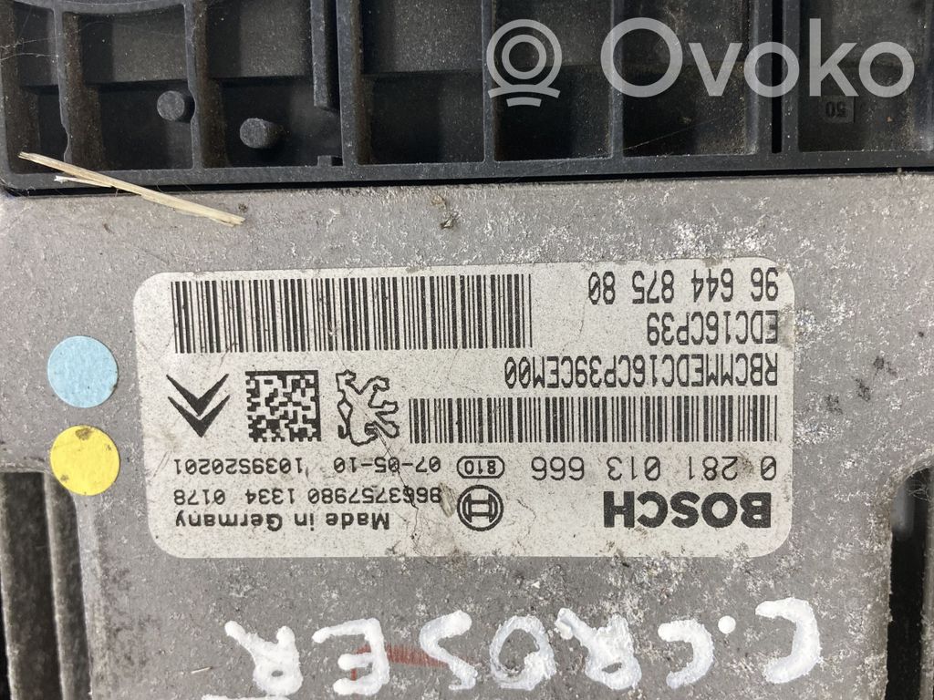 Citroen C-Crosser Engine control unit/module 