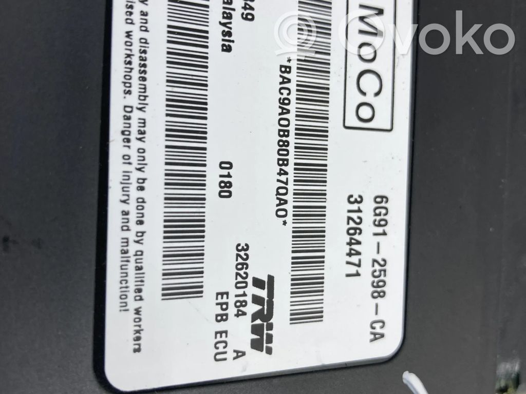 Volvo XC60 Moduł / Sterownik hamulca ręcznego 