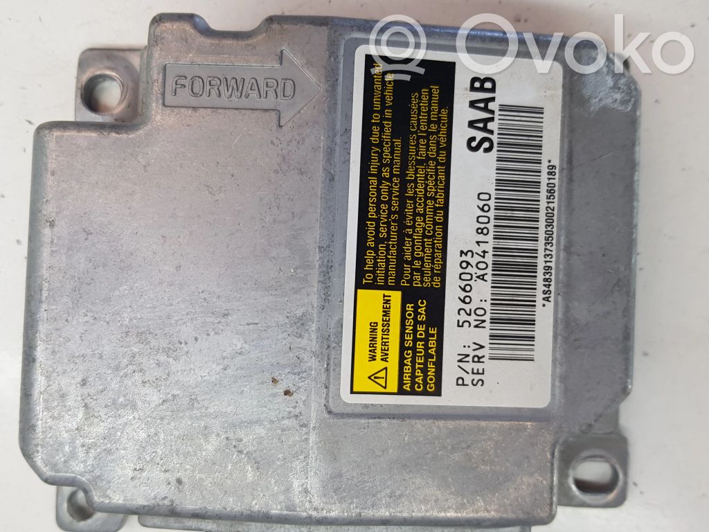 Saab 9-5 Airbag control unit/module 