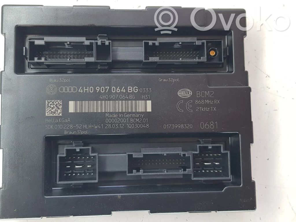 Audi A6 S6 C7 4G Module confort 