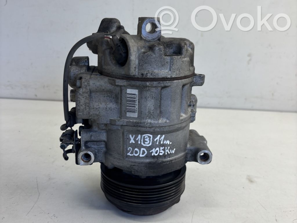 BMW X1 E84 Ilmastointilaitteen kompressorin pumppu (A/C) 