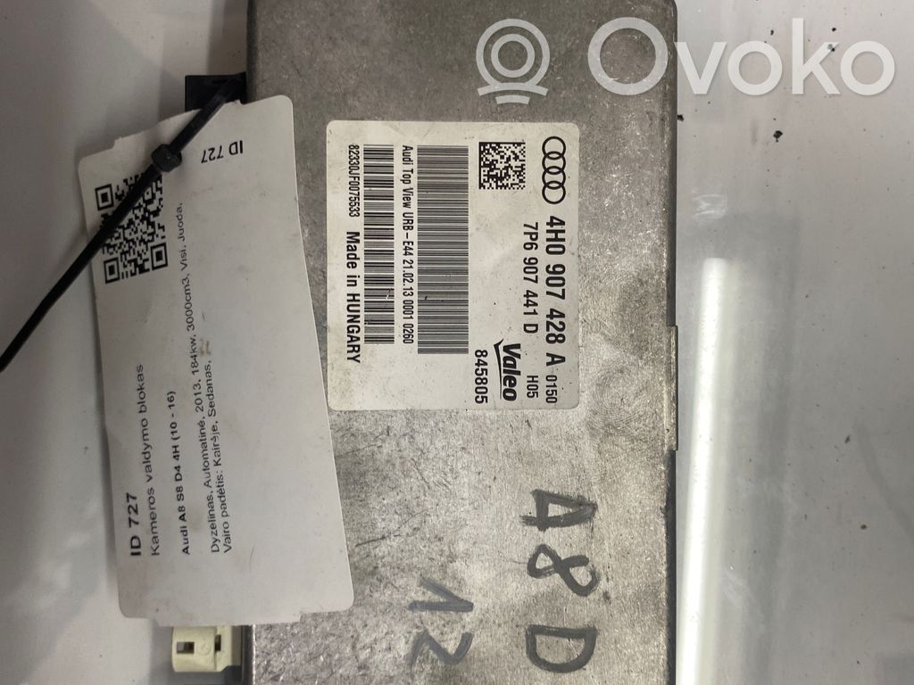 Audi A8 S8 D4 4H Camera control unit module 