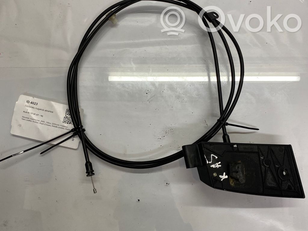 Audi A5 8T 8F Leva/maniglia di controllo dello schienale del sedile 