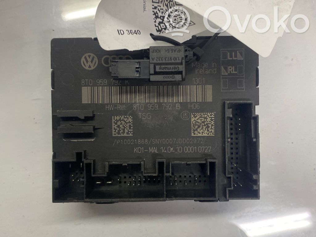 Audi A4 S4 B8 8K Door control unit/module 