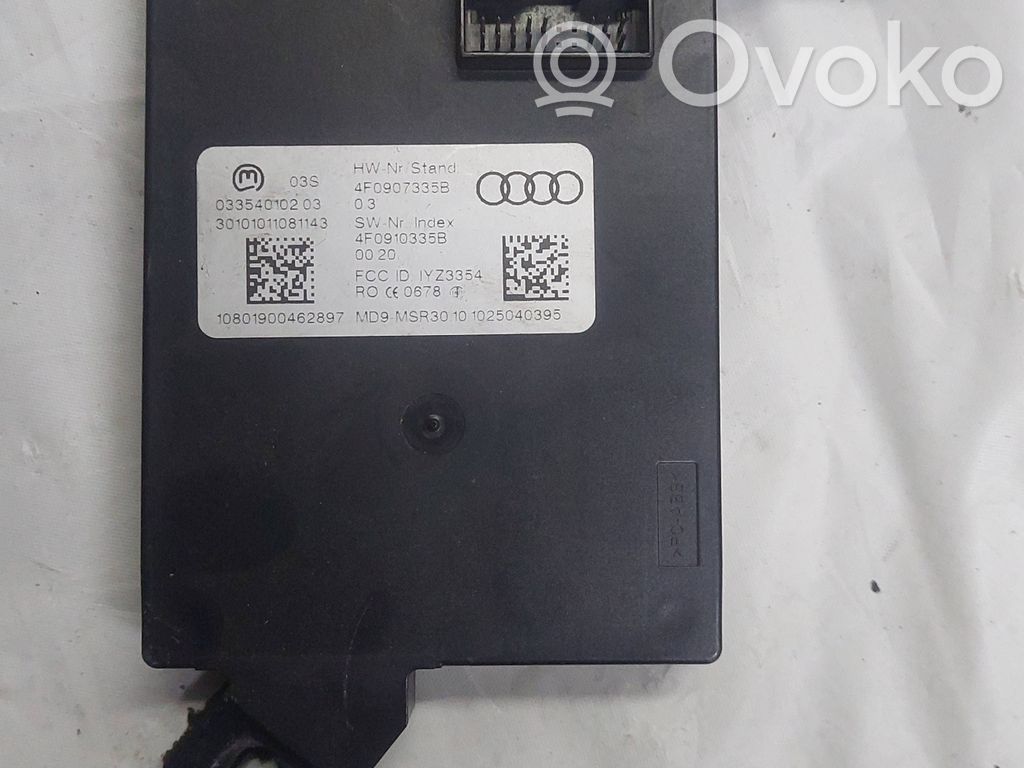 Audi A6 S6 C6 4F Avaimettoman käytön ohjainlaite/moduuli 