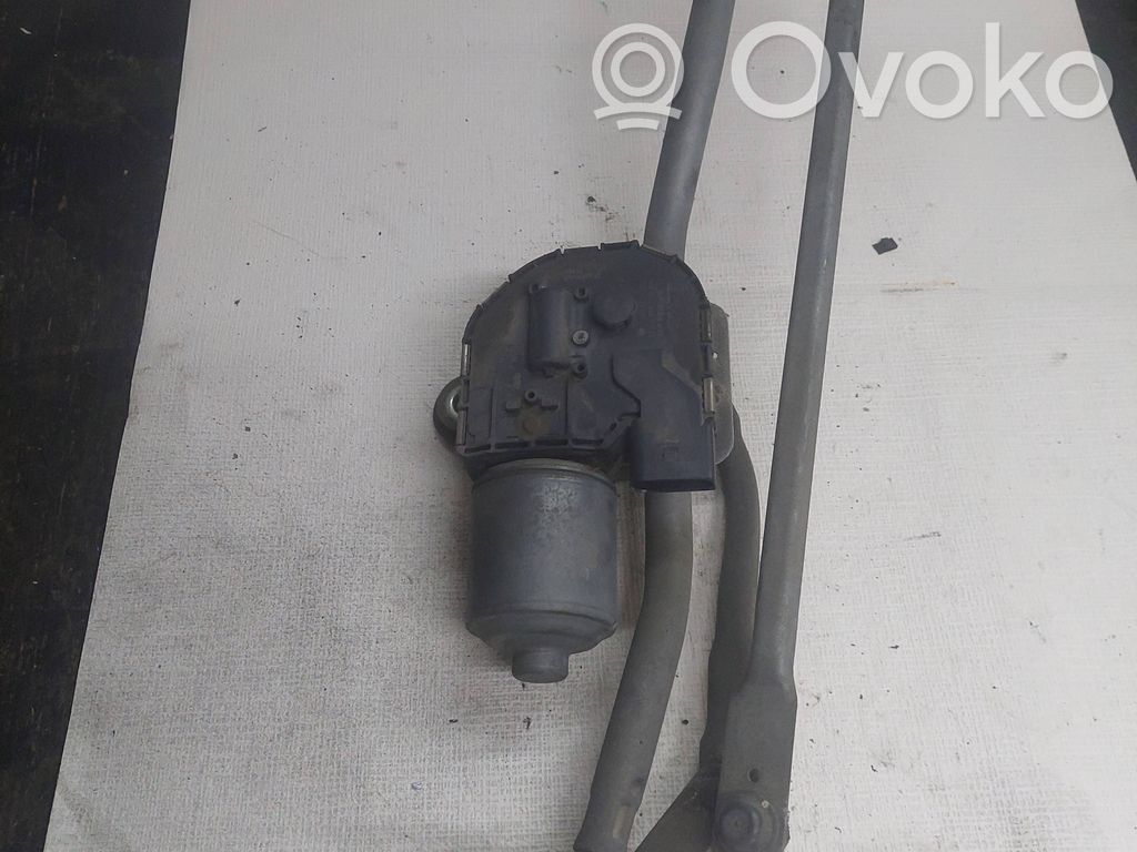 Audi A6 S6 C6 4F Motor y varillaje del limpiaparabrisas delantero 