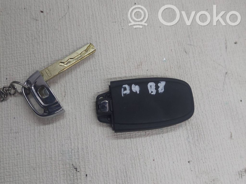 Audi A4 S4 B8 8K Virta-avain/kortti 