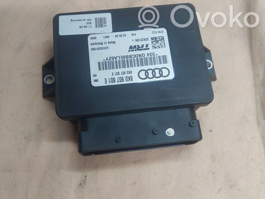 Audi A4 S4 B8 8K Module de commande de frein à main 