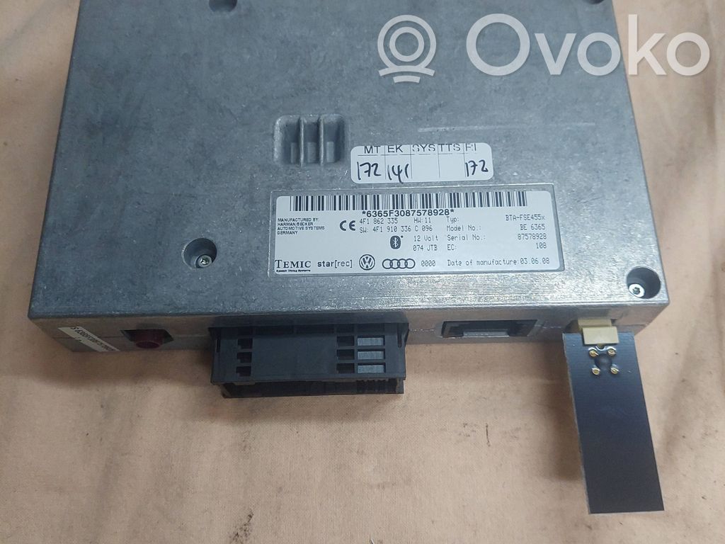 Audi A4 S4 B8 8K Unidad de control/módulo de bluetooth 