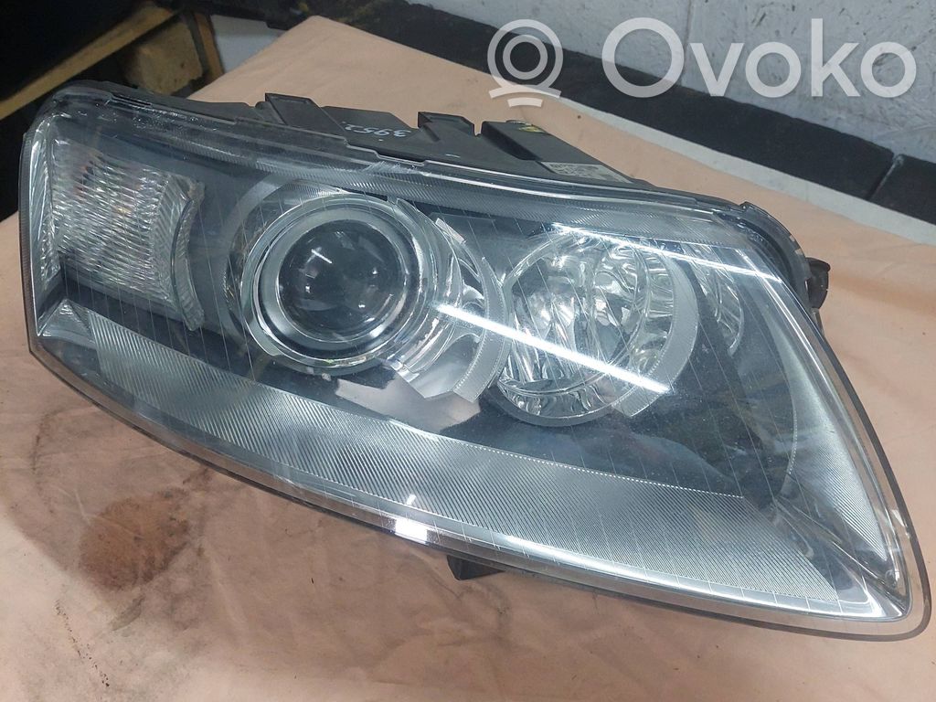 Audi A6 S6 C6 4F Phare frontale 