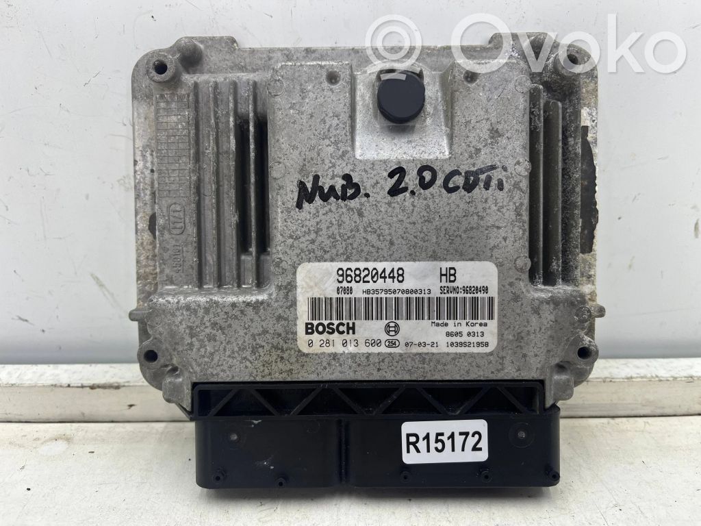 Chevrolet Nubira Engine control unit/module ECU 