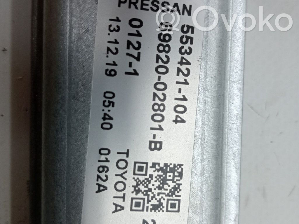 Regulador de ventanilla eléctrico de puerta delantera   6982002801