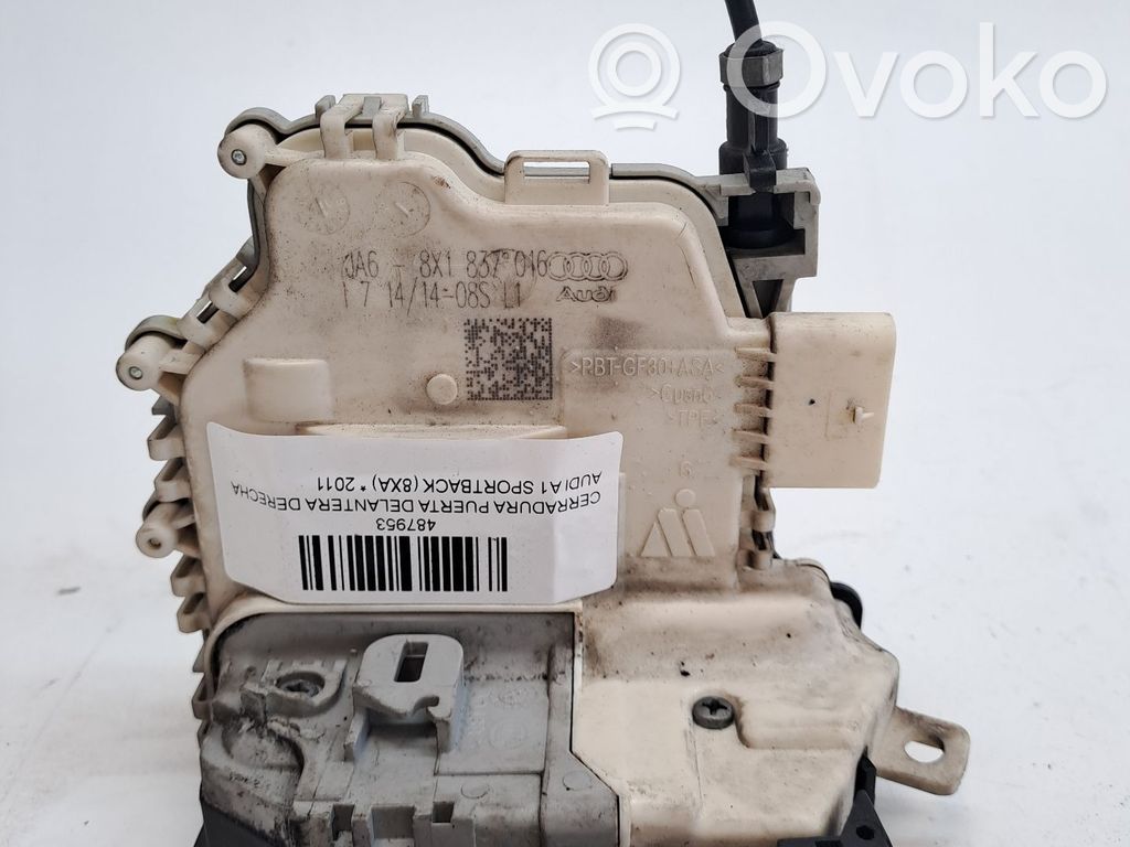 Serrure de porte avant   8X1837016