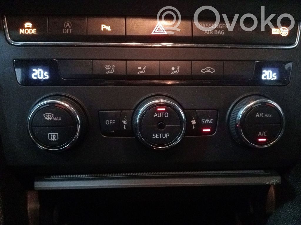 Climate control unit   5F0907044H,5F0907044HYMS