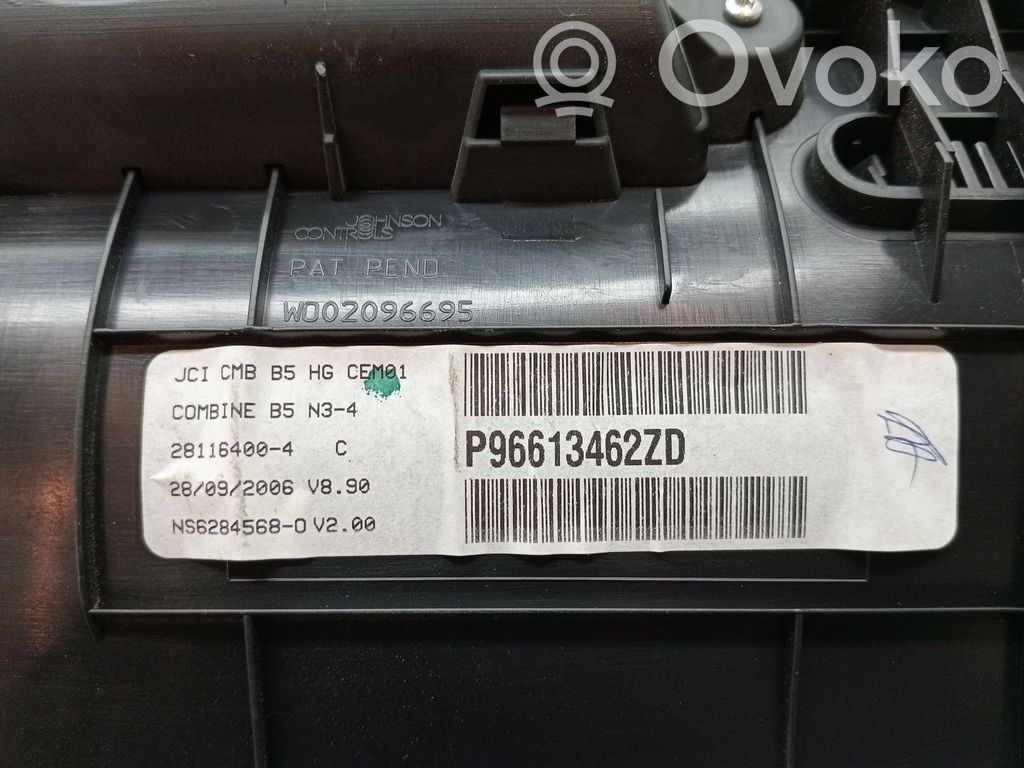 Geschwindigkeitsmesser Cockpit   96613462ZD