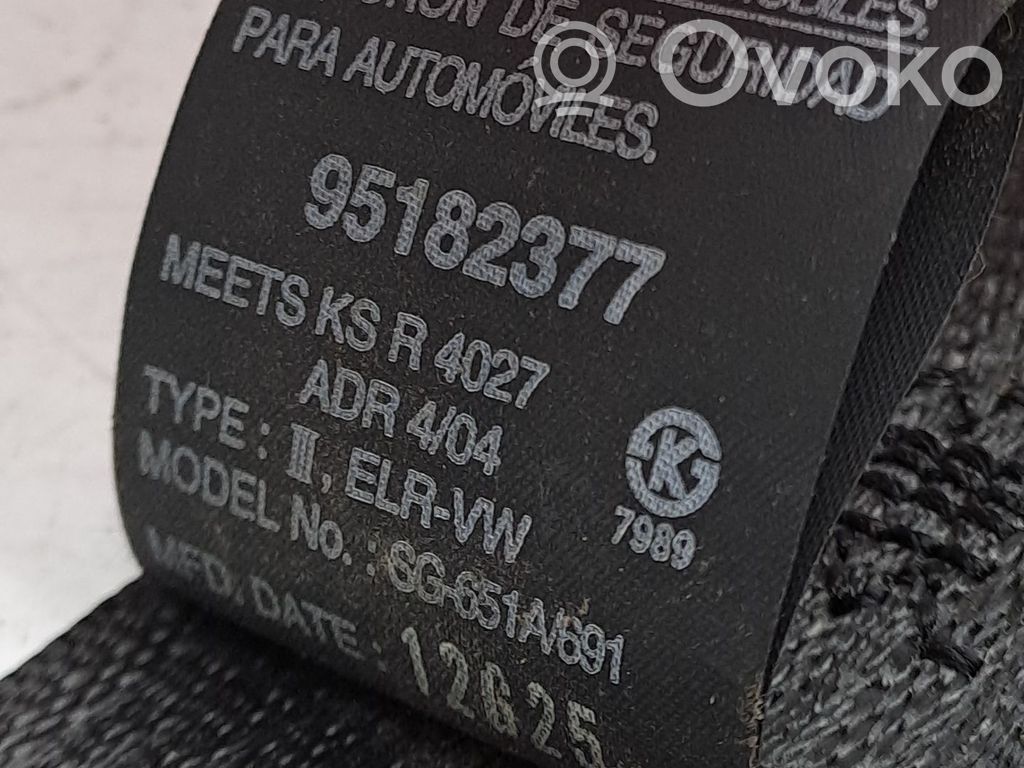 Opel Antara Cintura di sicurezza posteriore 