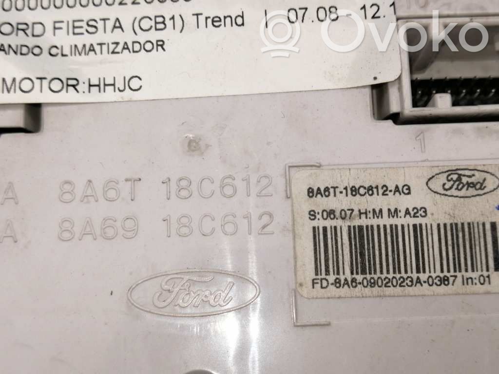 Panel klimatyzacji   8A6T18C612AG,8A6918C612,8A6T18C612