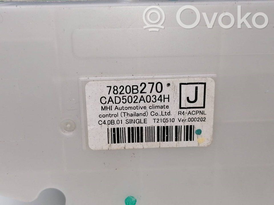 Climate control unit   7820B270,CAD502A034H