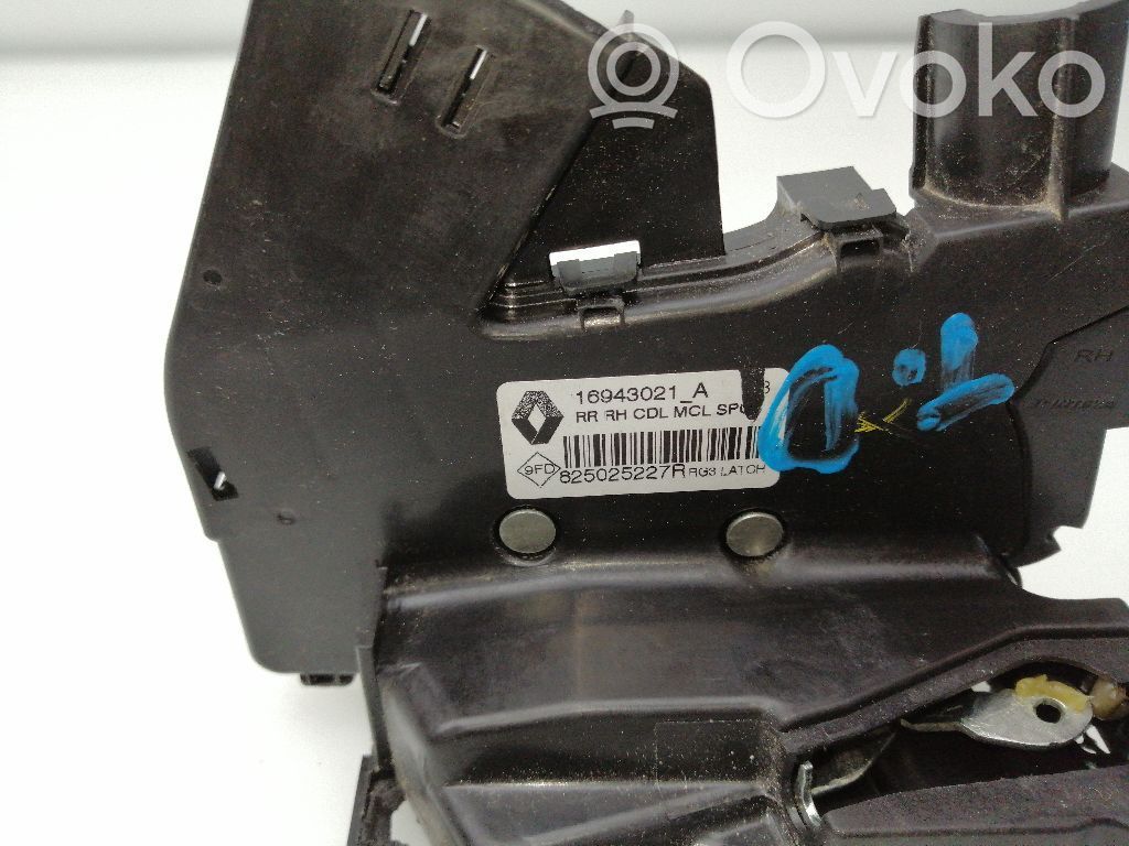 Cerradura de puerta trasera   825025227R,16943021A