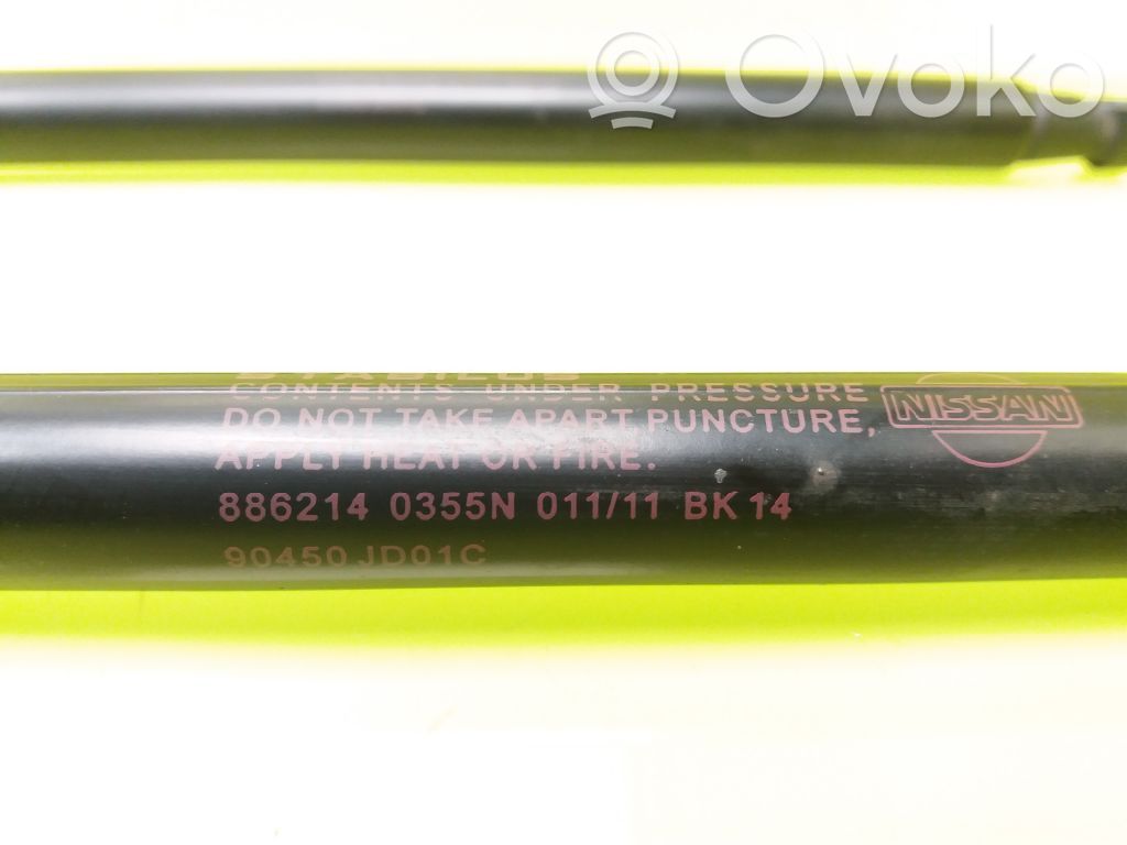 Nissan Qashqai+2 Tampon hayon/capotă portbagaj 