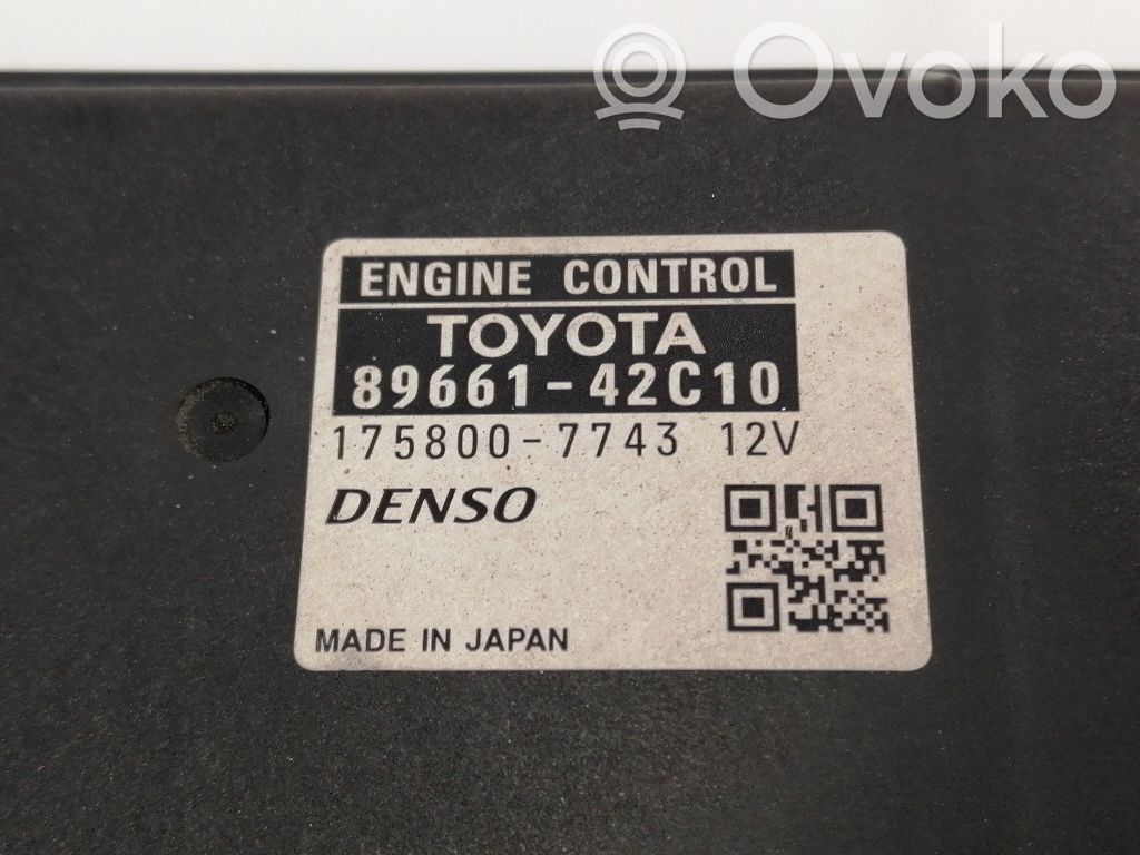 Toyota RAV 4 (XA30) Centralina/modulo motore ECU 