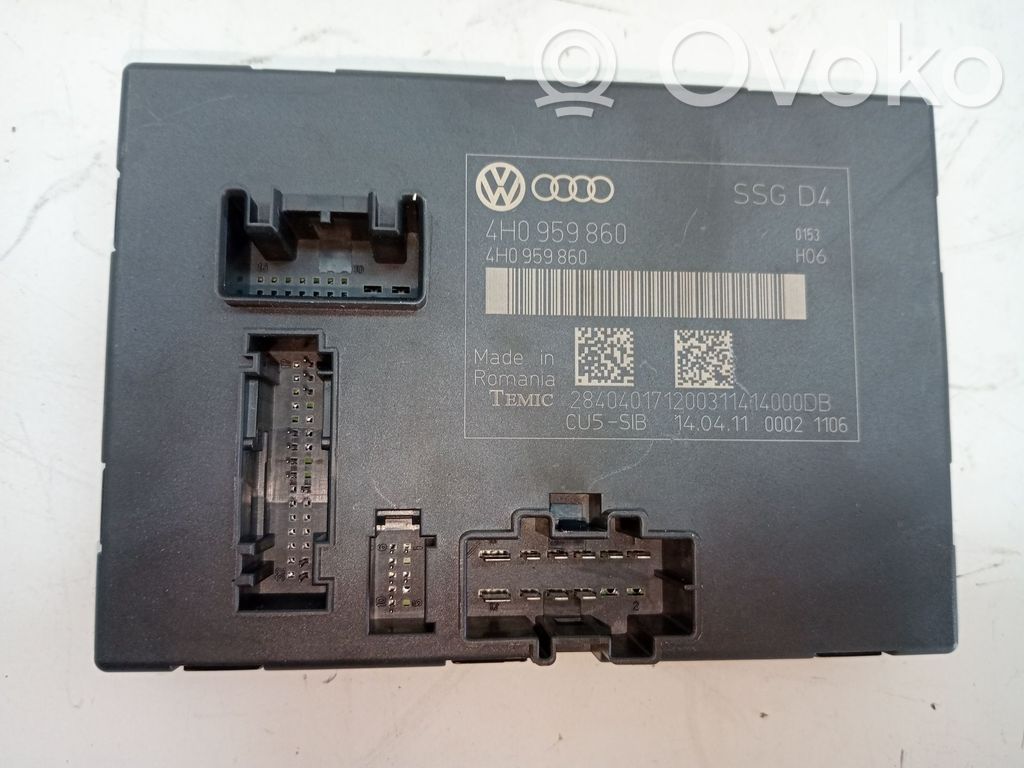 Audi A8 S8 D4 4H Steuergerät 