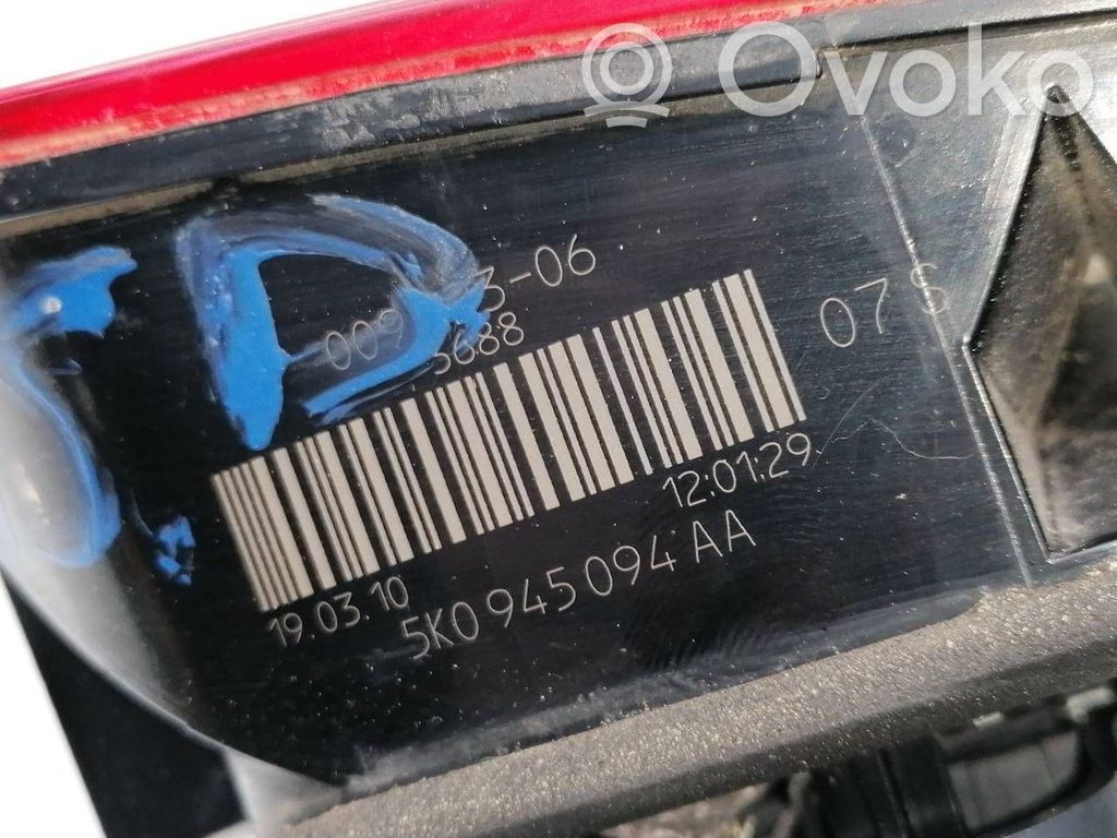 Volkswagen Golf VI Bec lampă spate 