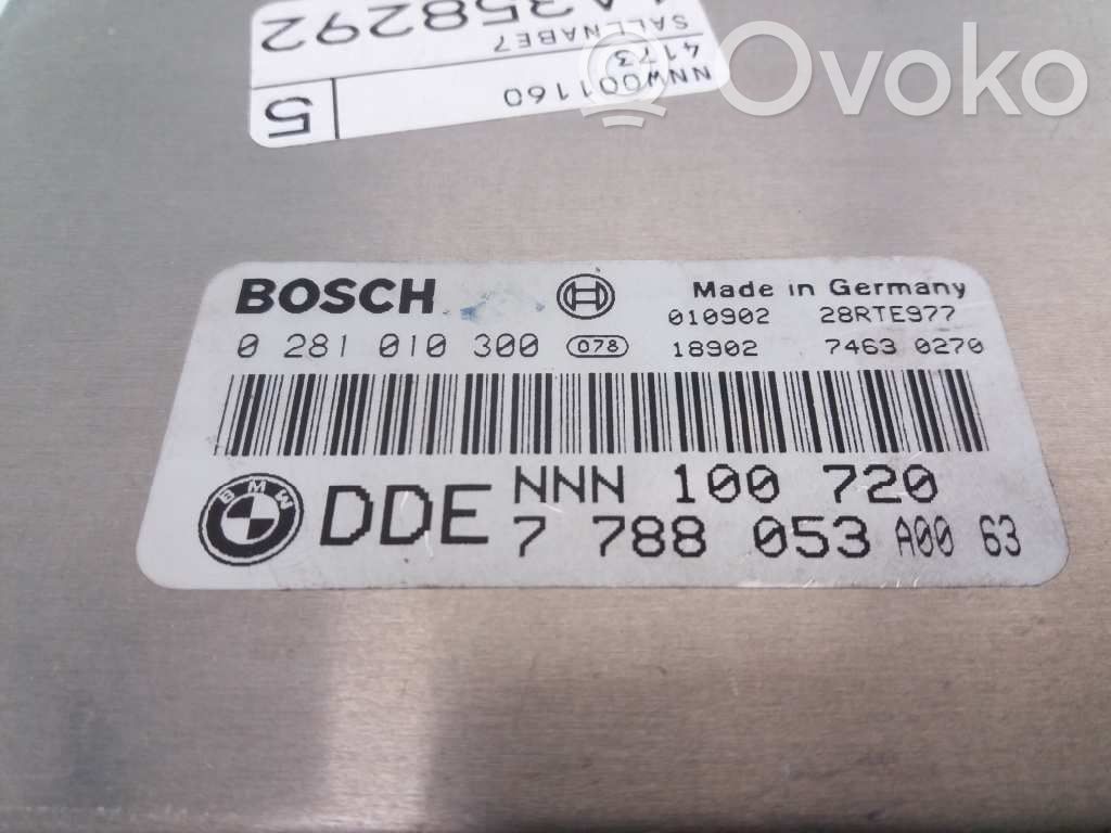 Unidad de control/módulo ECU del motor   DDE7788053,LR006303,0281010300