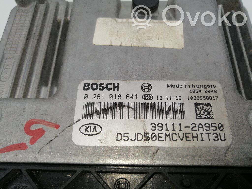 Unidad de control/módulo ECU del motor   391112A950,0281018641,0281018641