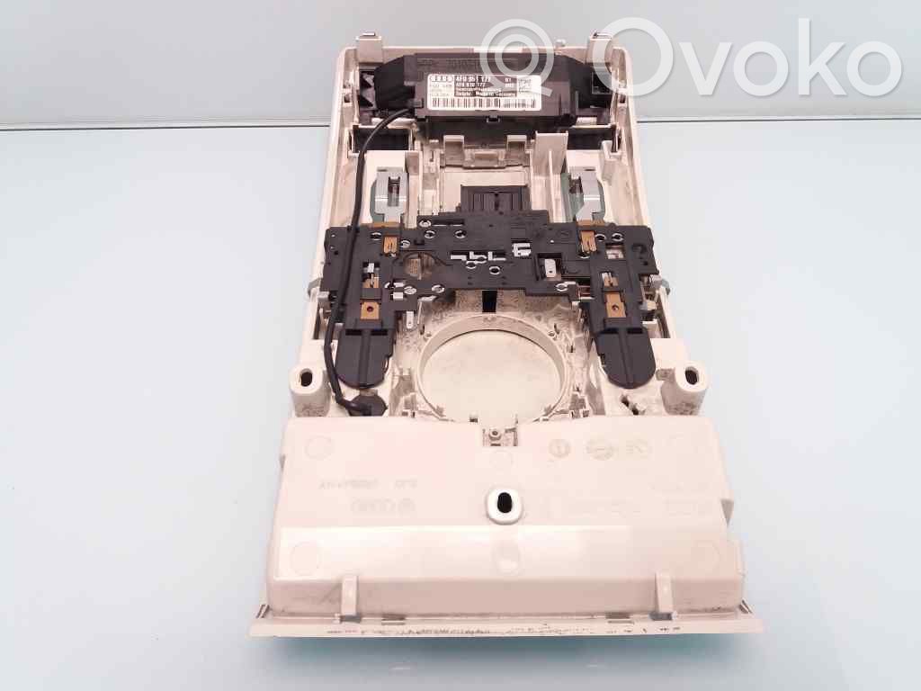 Audi A6 S6 C6 4F Ramă consolă lumini plafon 