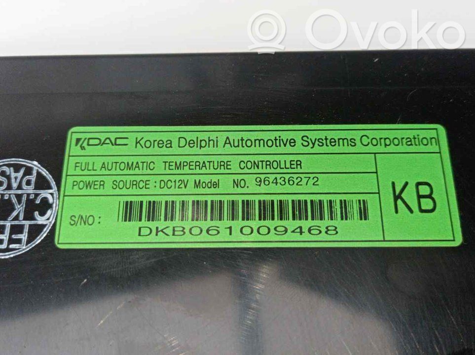 Panel klimatyzacji   96436272,DKB061009468,DKB061009468