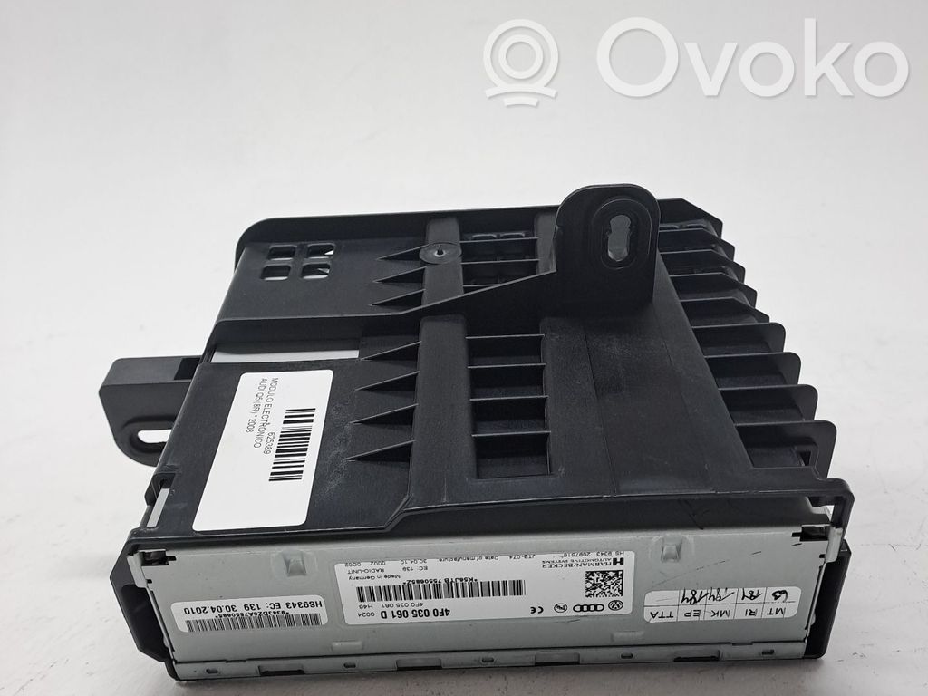 Modul de control caroserie central   4F0035061D