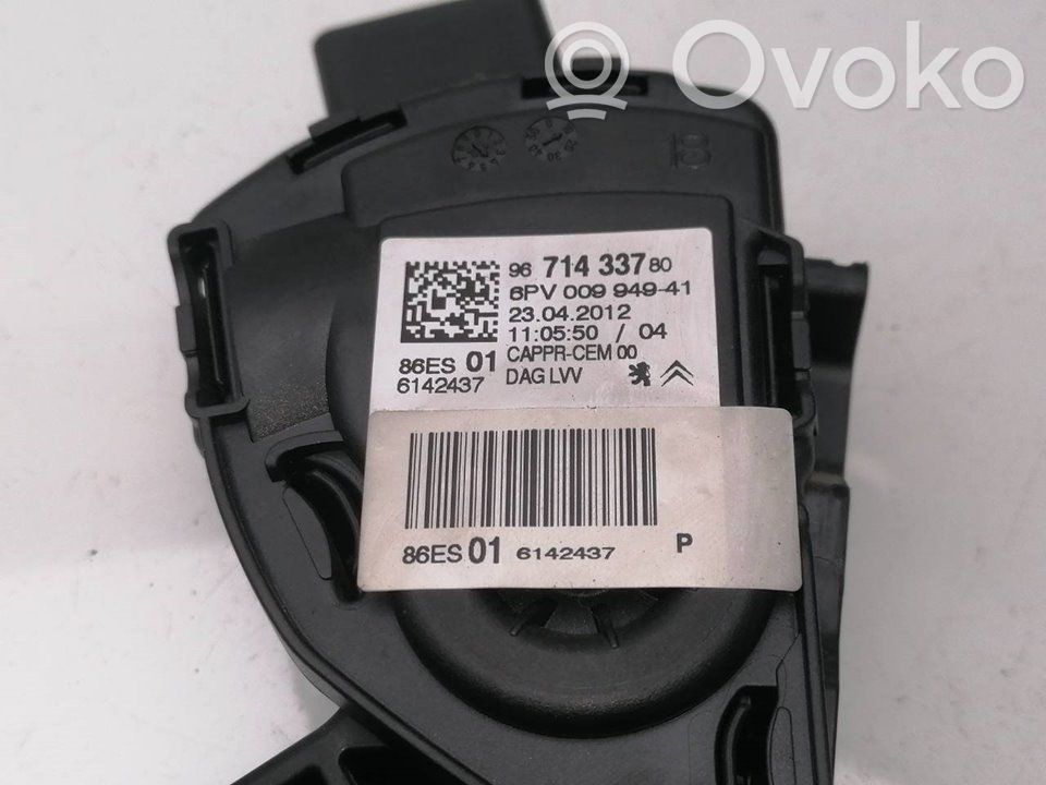 Pédale d'accélérateur   9671433780,1601CW