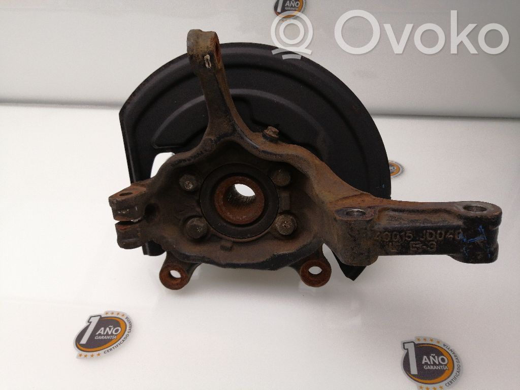 Nissan Qashqai+2 Fusée d'essieu de moyeu de la roue avant 