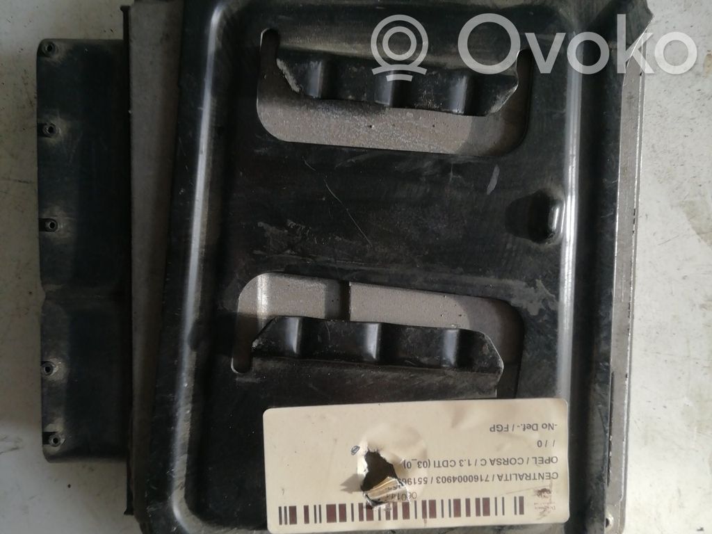 Engine control unit/module ECU   55196352ZJ,55196352ZJ
