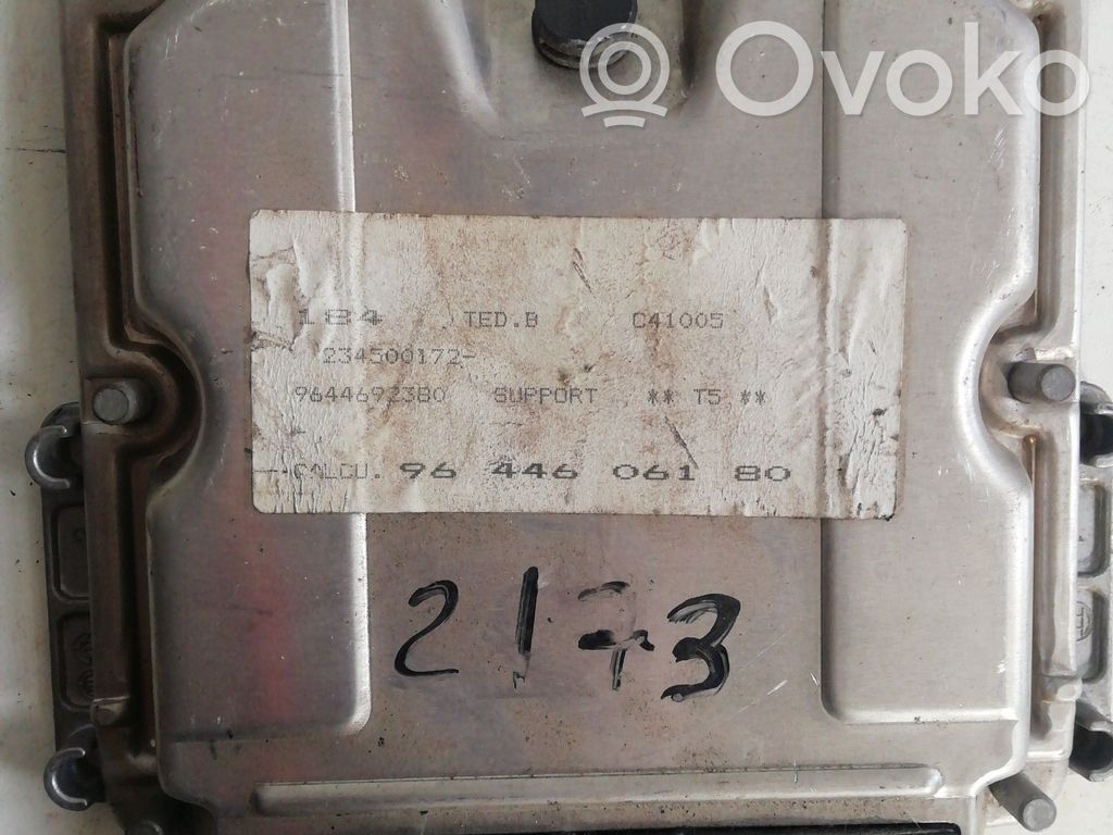 Unidad de control/módulo ECU del motor   9644606180,0281010779
