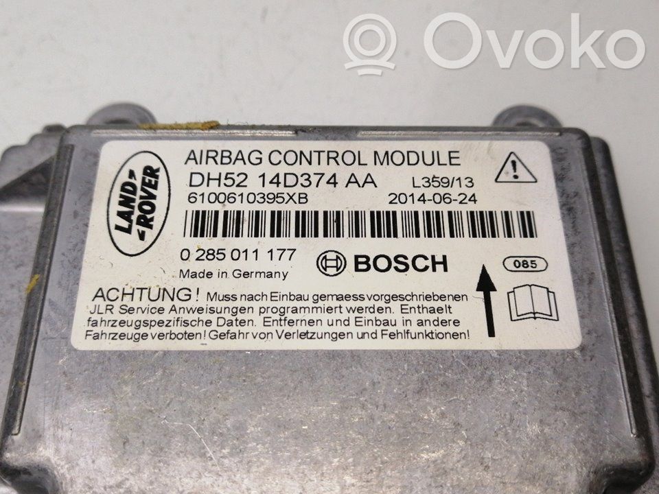 Unidad de control/módulo del Airbag   LR007473,DH5214D374AA,0285011177