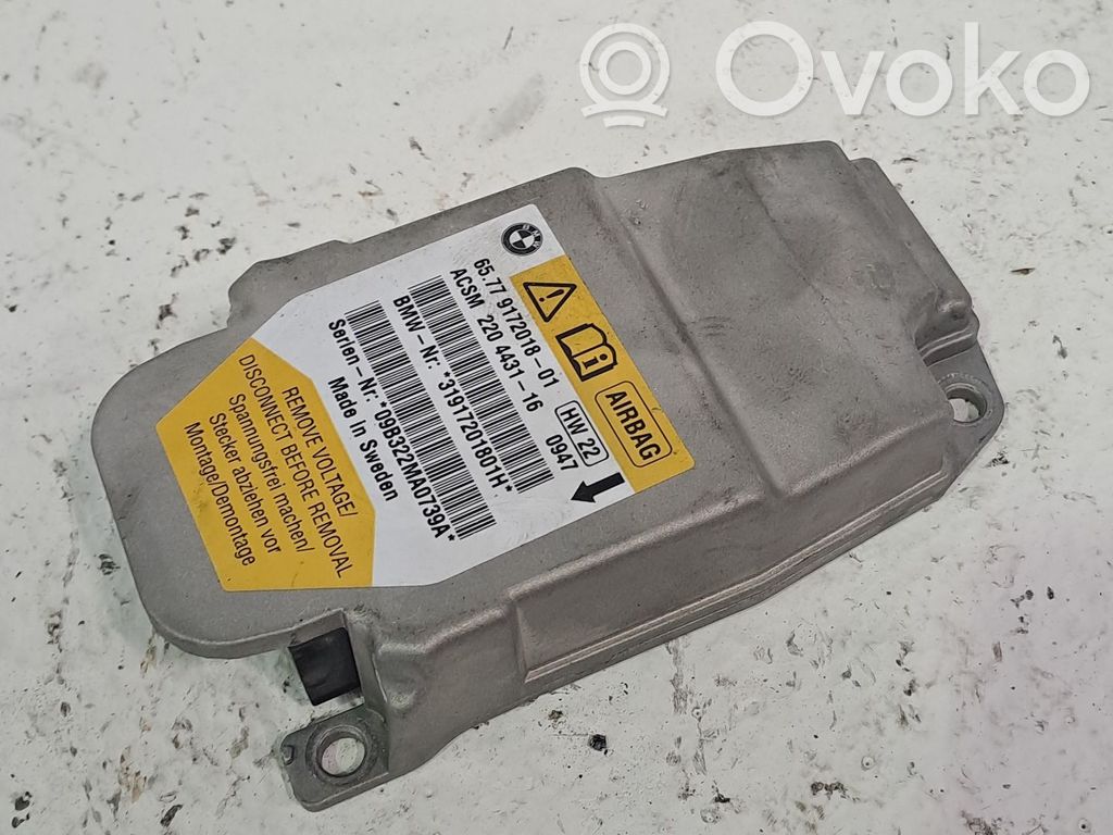Unidad de control/módulo del Airbag   65779172018